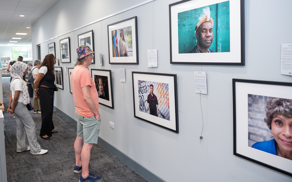 Refugee photography exhibition at Wokingham Library