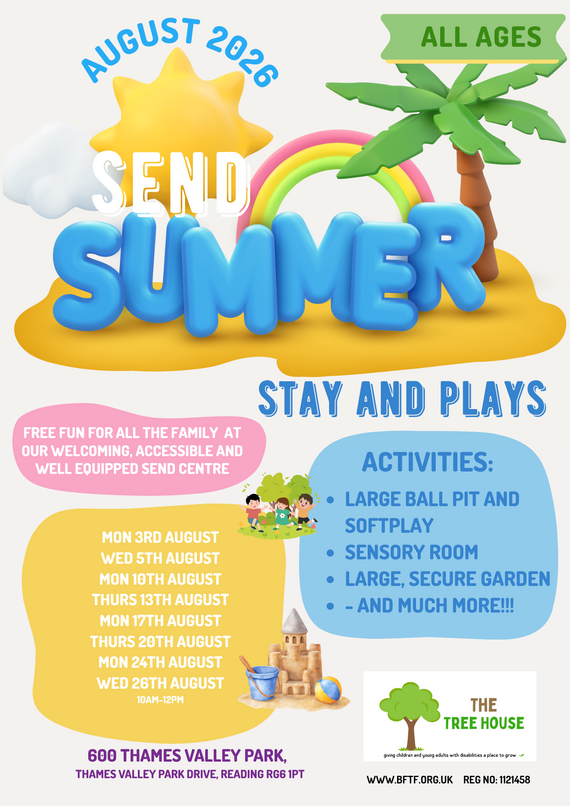 flyer for summer play sessions at The Treehouse 