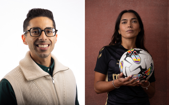 Vijay Chohan (left) and Hannah Kumari (right)