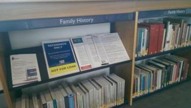 Family History bookshelf