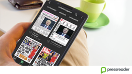 Library members can read free digital newspapers 