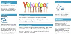 Volunteer Webpages