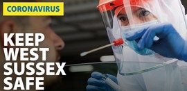 man getting test in car