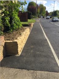 A new, continuous footpath in Holt Road