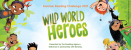 Wild World Heroes Summer Reading Challenge banner