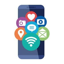 Mobile phone with apps