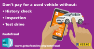 Get safe online auto fraud picture