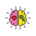 Cartoon image of a brain