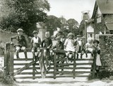 Children on gate Salvington