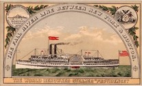 Old illustration of a ship