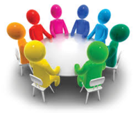 Meeting around a table