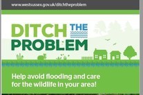 Ditch the problem graphic - help avoid flooding and care for the wildlife in your area! 