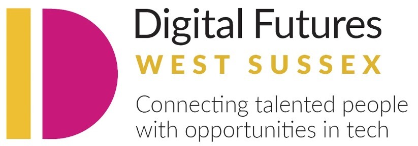 A banner reading Digital Futures Connecting talented people with opportunities in tech