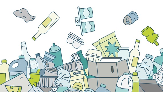 Mixed recycle items - landscape TBYT