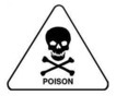 skull and crossbone image to represent poison