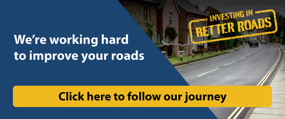 Investing in Better Roads - external govDelivery newsletter footer