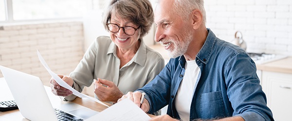 older couple with laptop