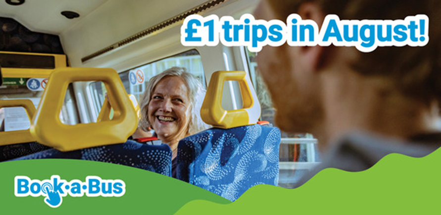 £1 Summer Special on Book-a-Bus