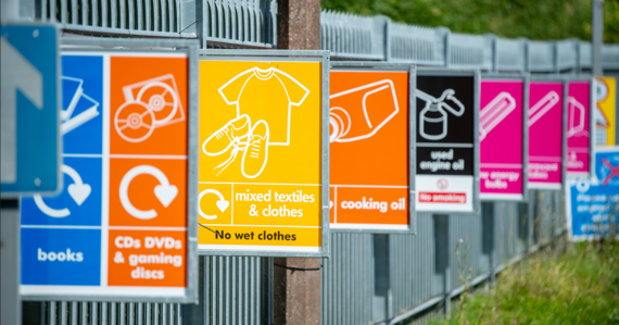 Recycling Centre signage