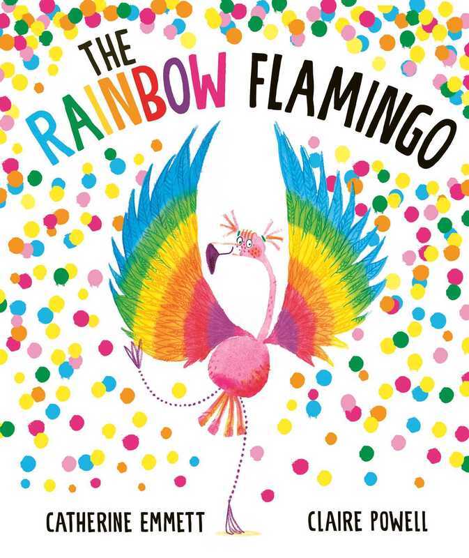 Jacket cover the rainbow flamingo