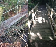 Horsham – footpath 1697 – bridge replacement works