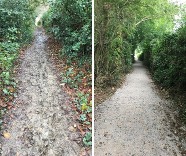 Bolney – footpath 18bo – surface improvement works