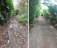 Hassocks – bridleway 8c – surface improvement works