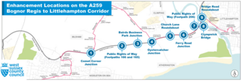 A259 bognor regis to littlehampton enhancement