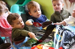 Children at HAF event