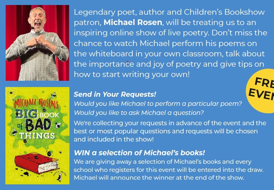 World Book Day Michael Rosen 2025