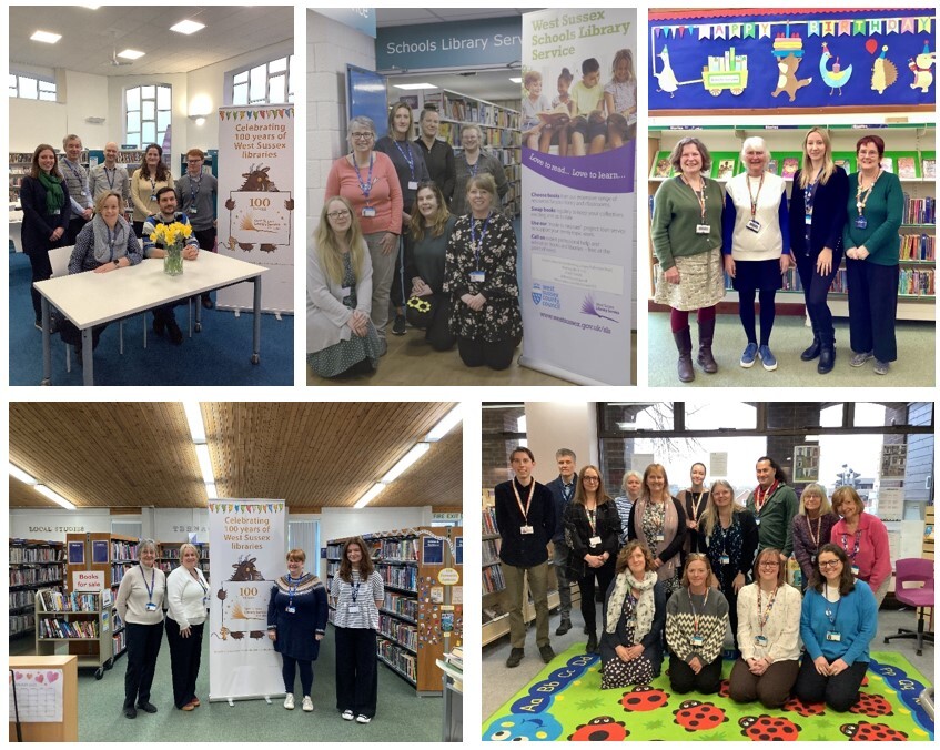 Photo of library staff