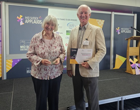 West Sussex Waste Prevention Advisor Volunteers at Mid Sussex Applauds Awards 