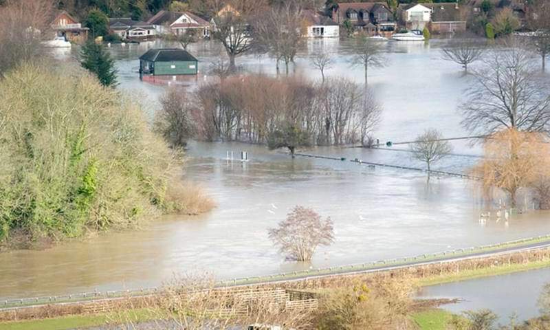 Local floods in West Sussex 