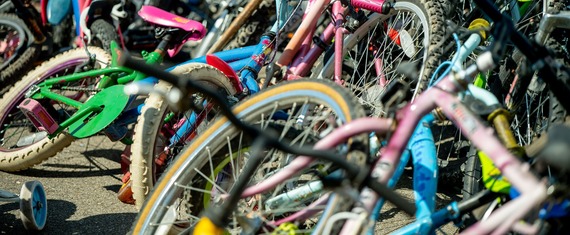 Bikes at a Reuse centre