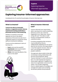 Trauma-Informed Approaches