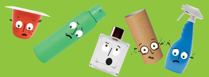 Recycle Week 2025 - commonly missed items placed in general waste bin