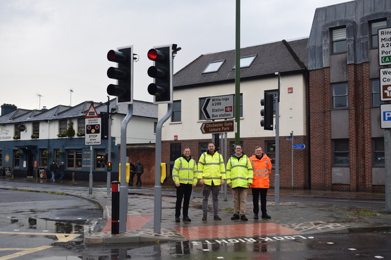 LED traffic signal upgrades in Chichester