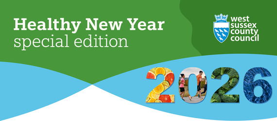 Healthy New Year 2026 Banner