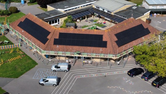 Trafalgar school with solar/battery storage