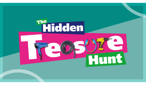 Hidden treasure hunt logo