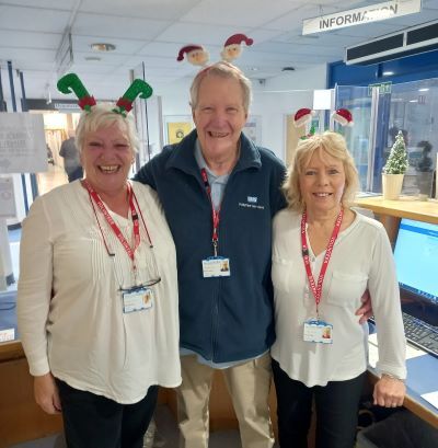 Sue, Paul and Wendy - Volunteers from WSFT