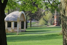 Brinton Park bandstand and memorial