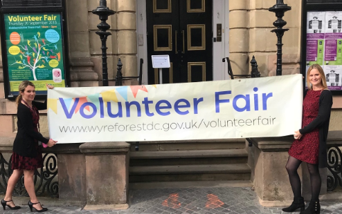 Volunteer Fair banner