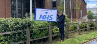 Flying the NHS flag