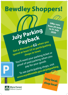 Bewdley parking scheme poster