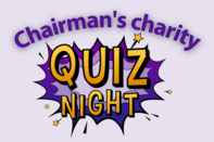 Chairman's charity quiz night graphic for display purposes only