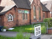 Polling station at a church