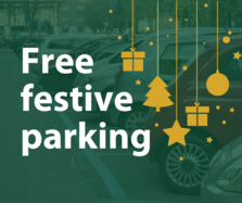 Festive free parking