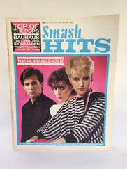 Image of a smash hits magazine from the 1980s