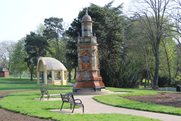 Brinton park bandstand and memorial